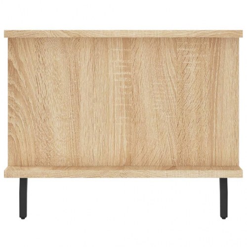 Sofabord 90x50x40 cm konstrueret træ sonoma-eg