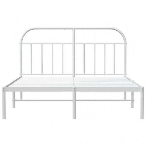 Sengeramme med sengegavl 183 x 213 cm - hvid