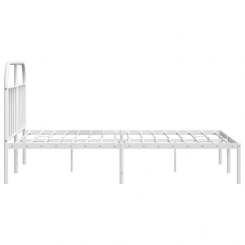 Sengeramme med sengegavl 183 x 213 cm - hvid