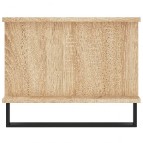 Sofabord 90x50x40 cm konstrueret træ sonoma-eg