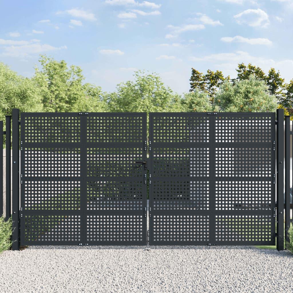 Havelåge 400x175 cm stål antracitgrå