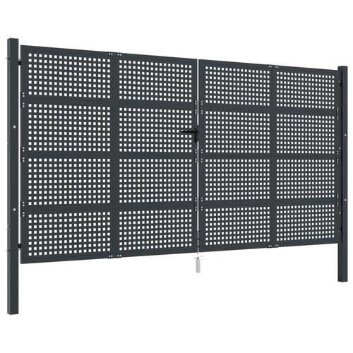 Havelåge 400x175 cm stål antracitgrå
