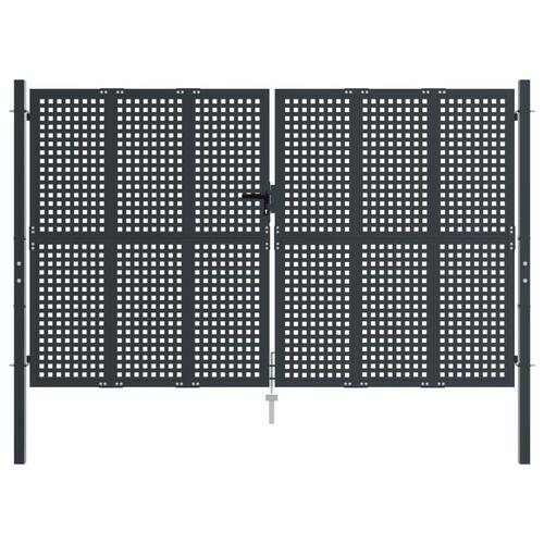 Havelåge 300x175 cm stål antracitgrå