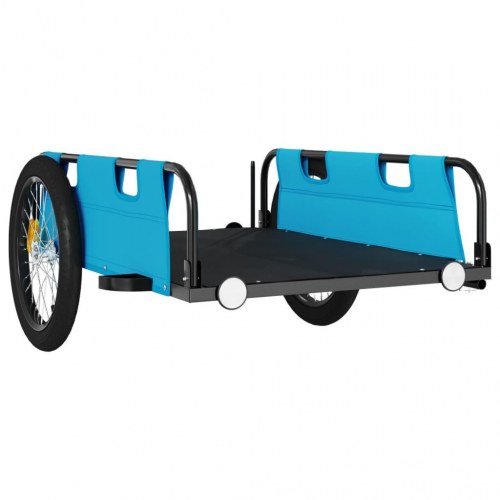 Cykeltrailer oxfordstof og jern blå