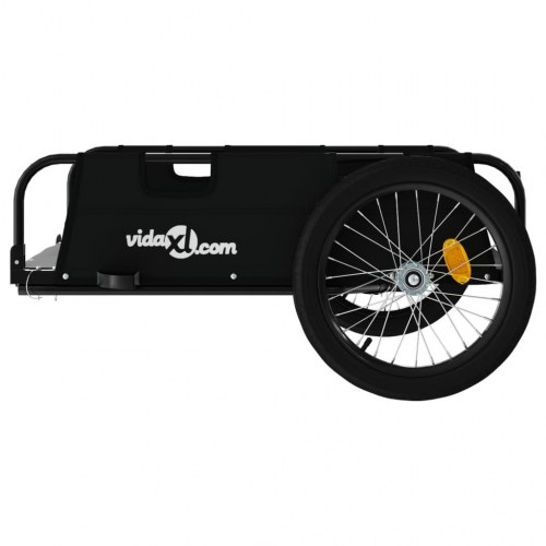 Cykeltrailer i oxfordstof og pulverlakeret jern - sort