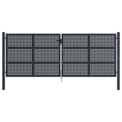Havelåge 400x150 cm stål antracitgrå