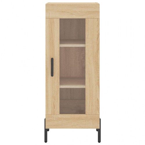 Skænk 34,5x34x90 cm konstrueret træ sonoma-eg