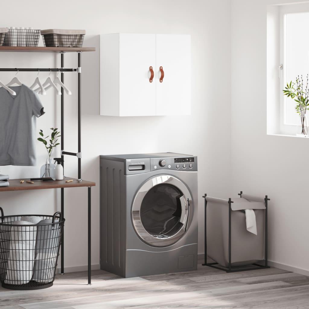 Vægskab 60x31x60 cm konstrueret træ hvid billede