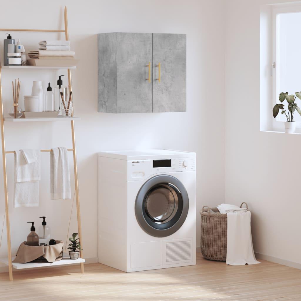 Vægskab 60x31x60 cm konstrueret træ betongrå billede