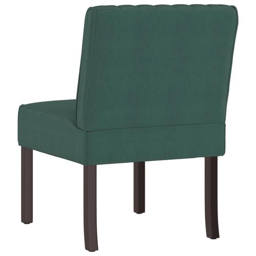 Stol velour mørkegrøn