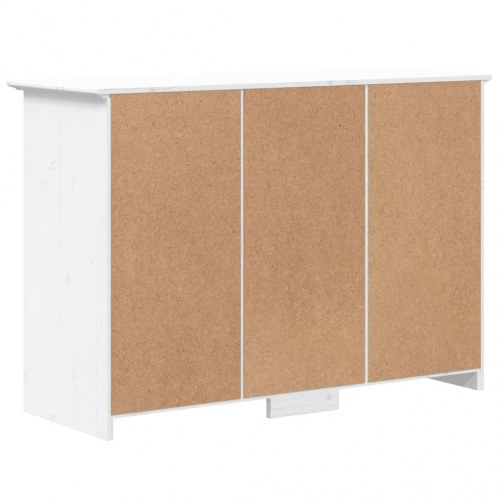 Skænk BODO 115,5×44×80 cm - massivt fyrretræ, hvid
