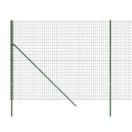 Trådhegn 1,4x10 m galvaniseret stål grøn