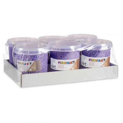 Kreativ hobby - dekorationsbolde, 1,4 l, syren (6 stk)