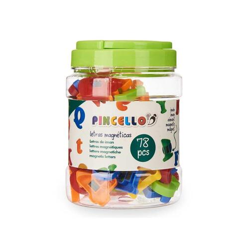 Bogstaver Multifarvet Plastik Magnet 9 x 13,5 x 9 cm