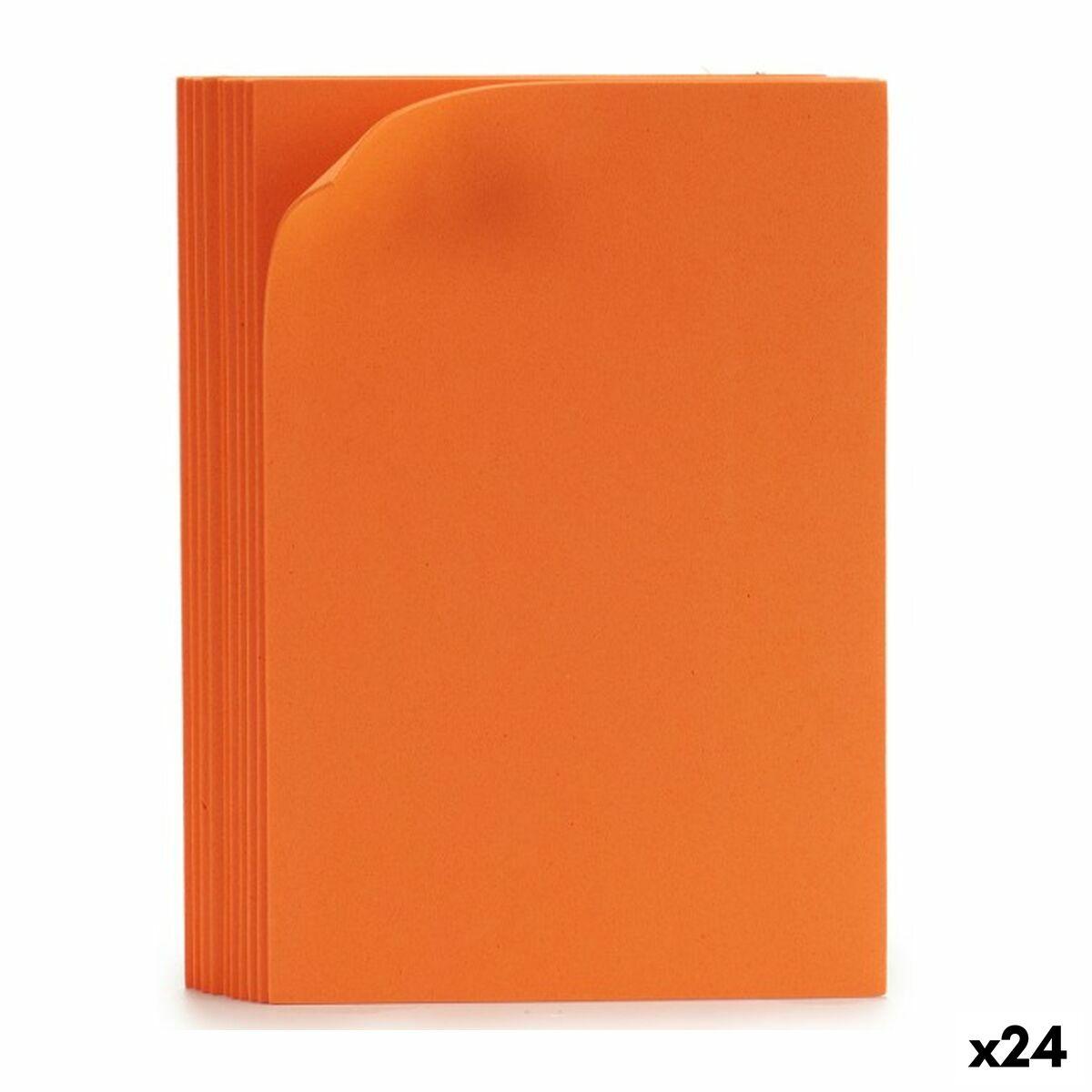 Karton skumplader EVA - orange 30 × 20 cm (24 stk)