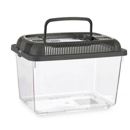 Akvarium Med håndtag Stor Grå Plastik 7 L 20 x 20 x 30 cm (8 enheder)
