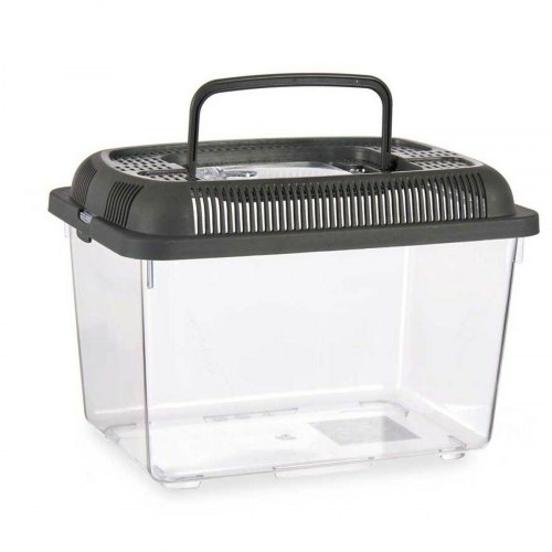 Mascow akvarium 3 L med håndtag - antracit, medium 17 × 16 × 24 cm (12 stk.)