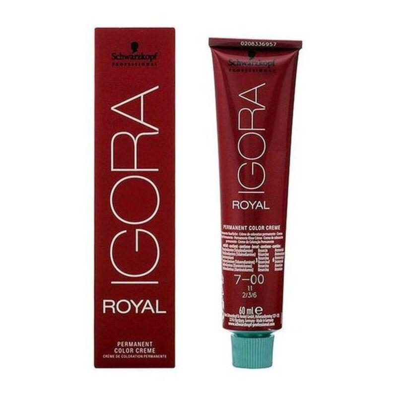 Permanenthårfarve Schwarzkopf Igora Royal 7-00 - 60 ml