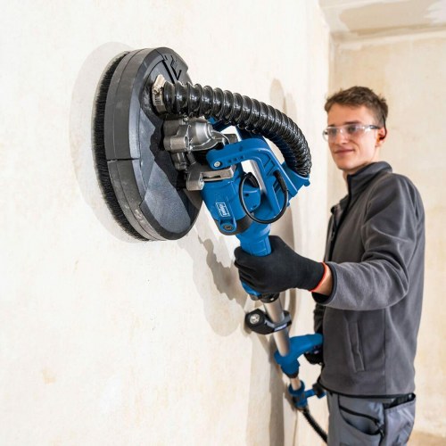 Scheppach DS920X teleskopisk slibemaskine 710 W - til væg og loft