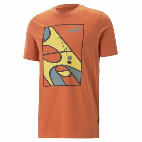 T-shirt Puma Graphics Court Chili Powder Unisex L