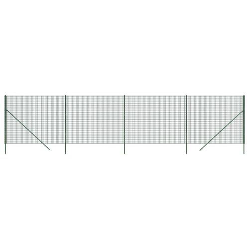 Trådhegn 2,2x10 m galvaniseret stål grøn