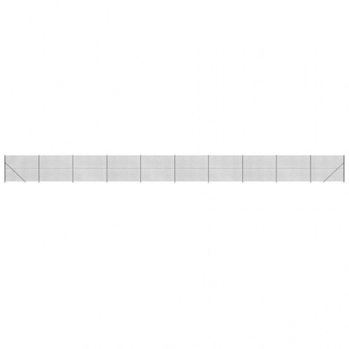 Trådhegn med flange 2x25 m antracitgrå