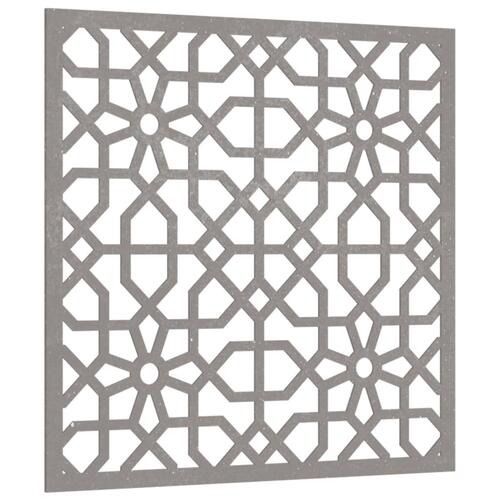 Udendørs vægdekoration 55x55 cm maurisk design cortenstål
