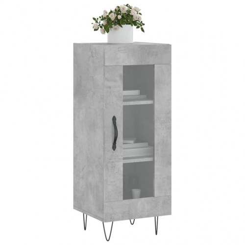 Skænk 34,5x34x90 cm konstrueret træ betongrå