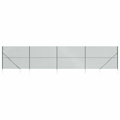 Trådhegn med jordspyd 1,6x10 m grøn