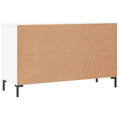 Skænk 100x36x60 cm konstrueret træ hvid