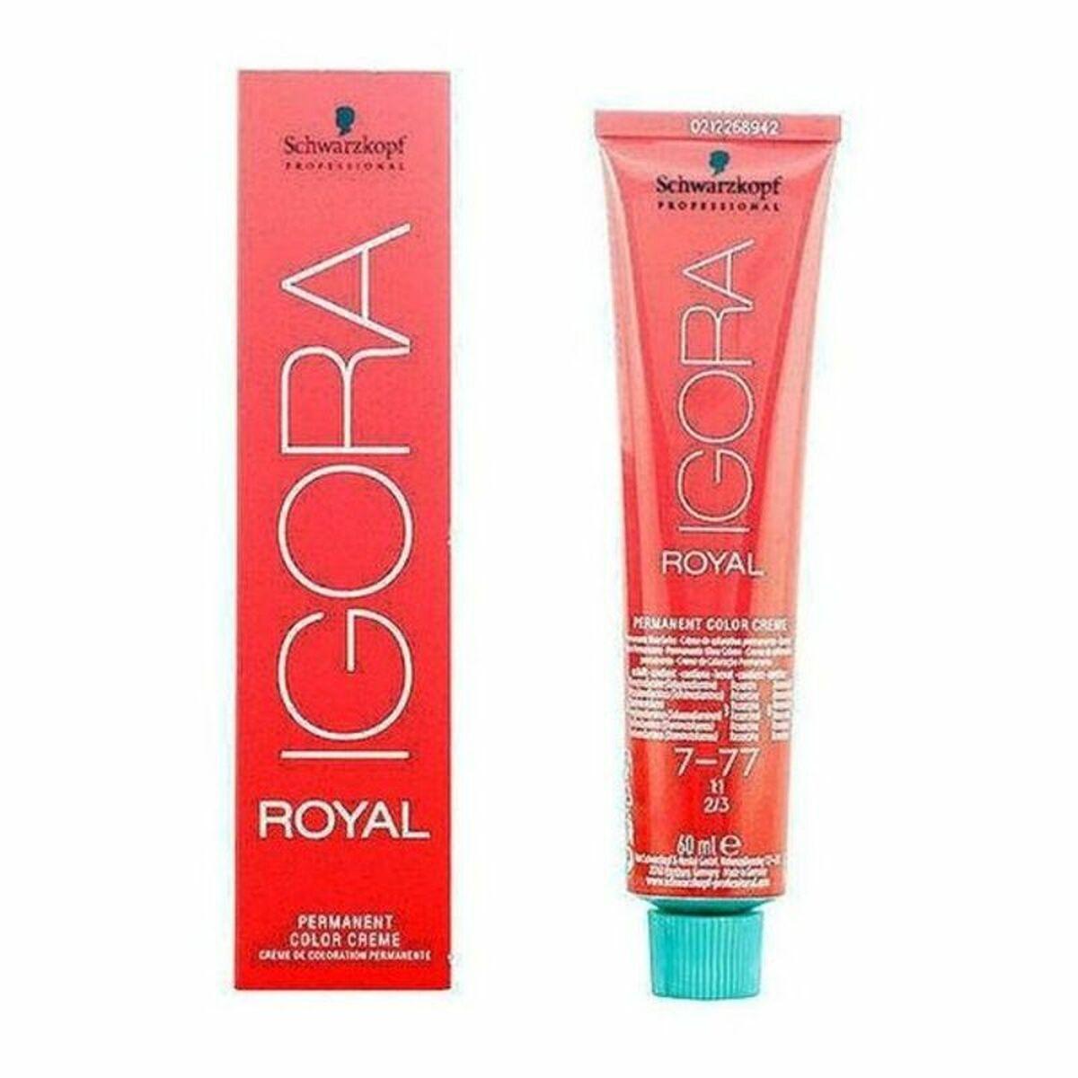 Hårfarve permanent Schwarzkopf Igora Royal 7-77 - 60 ml