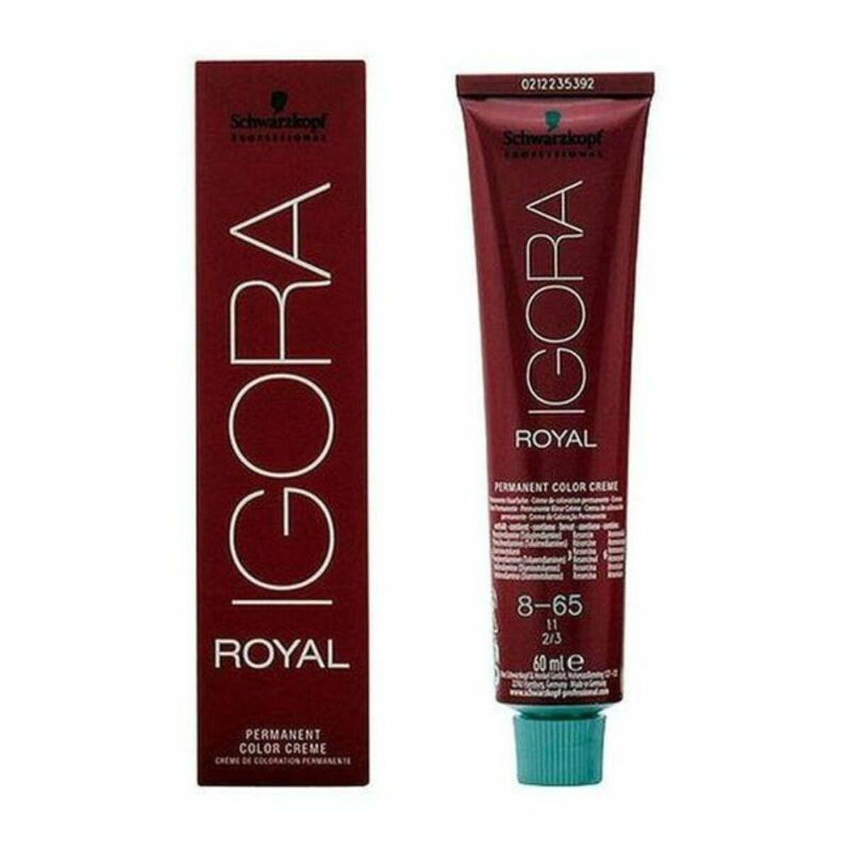 Hårfarve permanent Schwarzkopf Igora Royal 8-65 - 60 ml