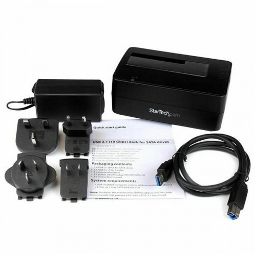 StarTech SDOCKU313 USB 3.2 Gen 2 dockingstation til 2,5"/3,5" SATA-drev