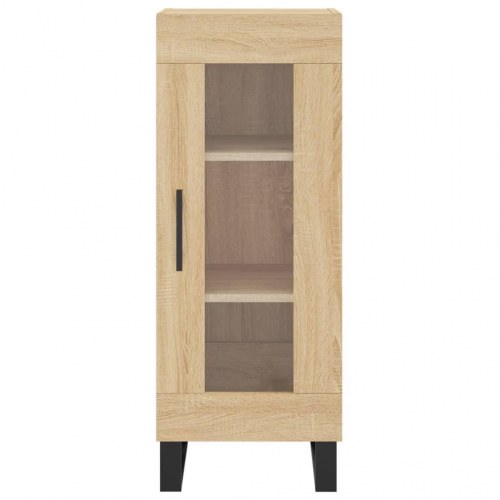 Skænk 34,5x34x90 cm konstrueret træ sonoma-eg