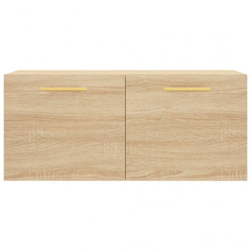 Vægskab 80 x 36,5 x 35 cm - sonoma-eg