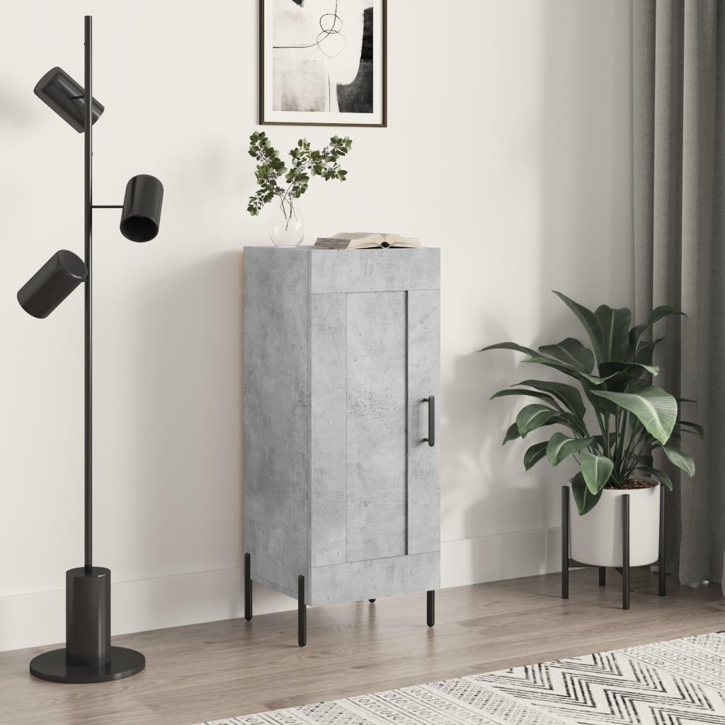 Skænk 34,5×34×90 cm i konstrueret træ - betongrå