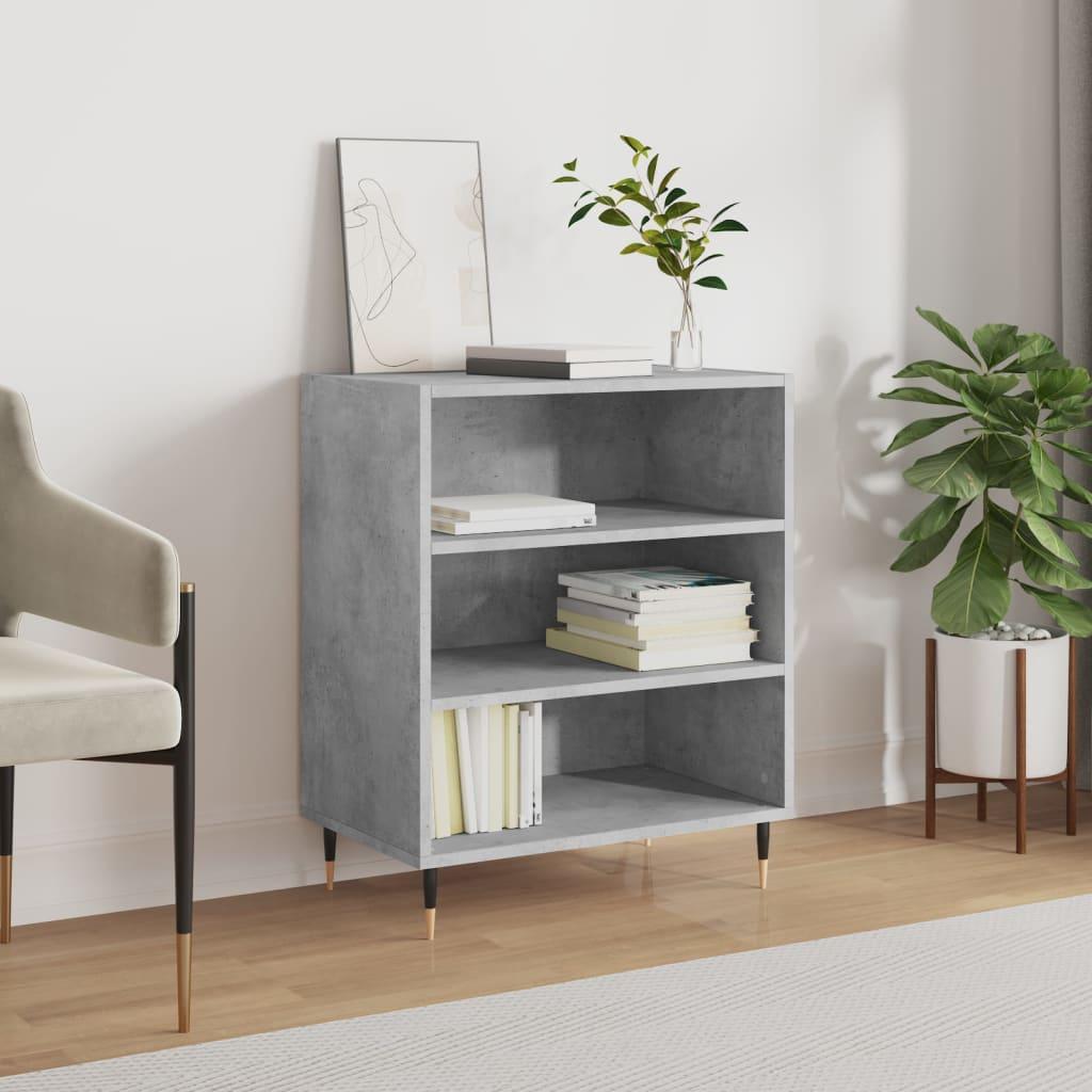 Skænk 57×35×70 cm i konstrueret træ - betongrå