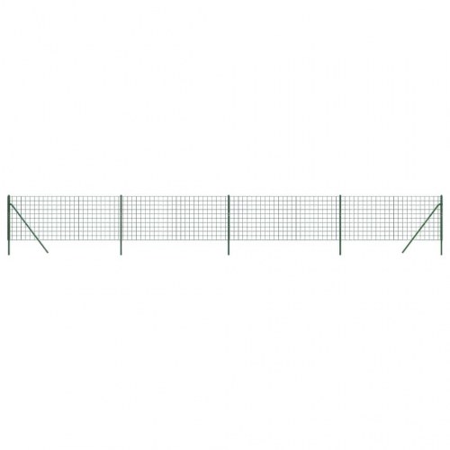 Trådhegn 0,8x10 m galvaniseret stål grøn