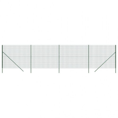 Trådhegn 1,4x10 m galvaniseret stål grøn