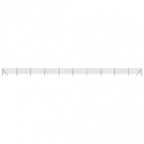 Trådhegn 0,8x25 m galvaniseret stål grøn