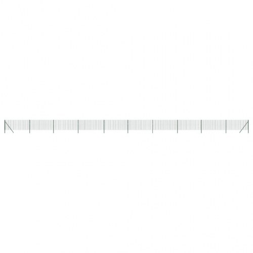 Trådhegn 1x25 m galvaniseret stål grøn