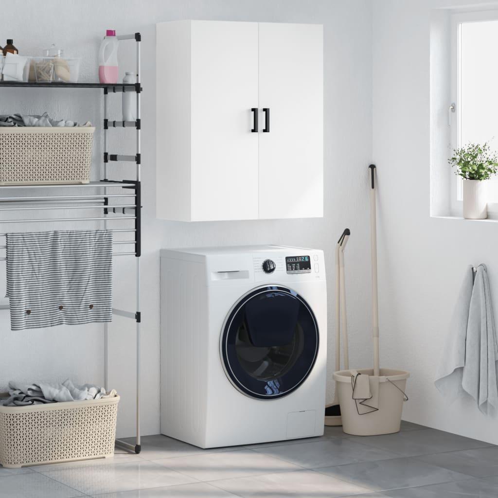 Væghængt skab 69,5x34x90 cm hvid billede