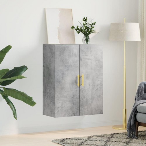 Væghængt skab 69,5 x 34 x 90 cm - betongrå
