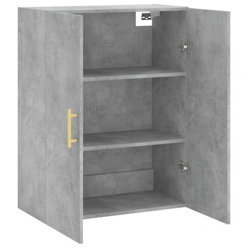 Væghængt skab 69,5 x 34 x 90 cm - betongrå