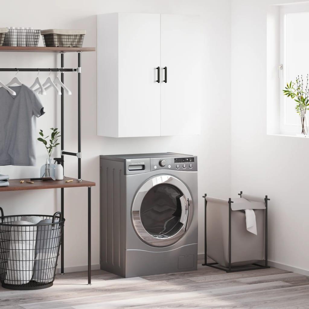 Væghængt skab 69,5x34x90 cm hvid billede