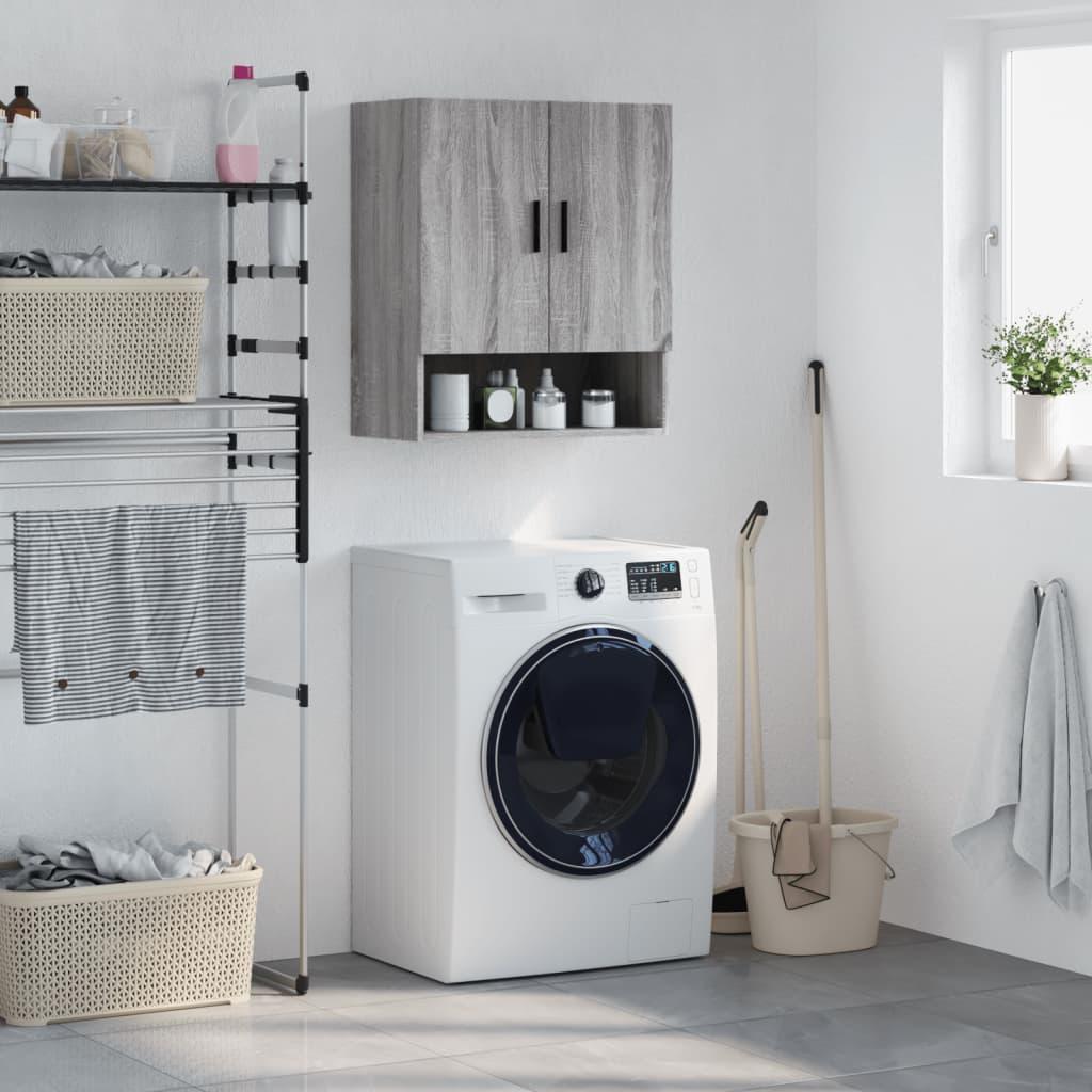 Vægskab 60x31x70 cm konstrueret træ grå sonoma-eg