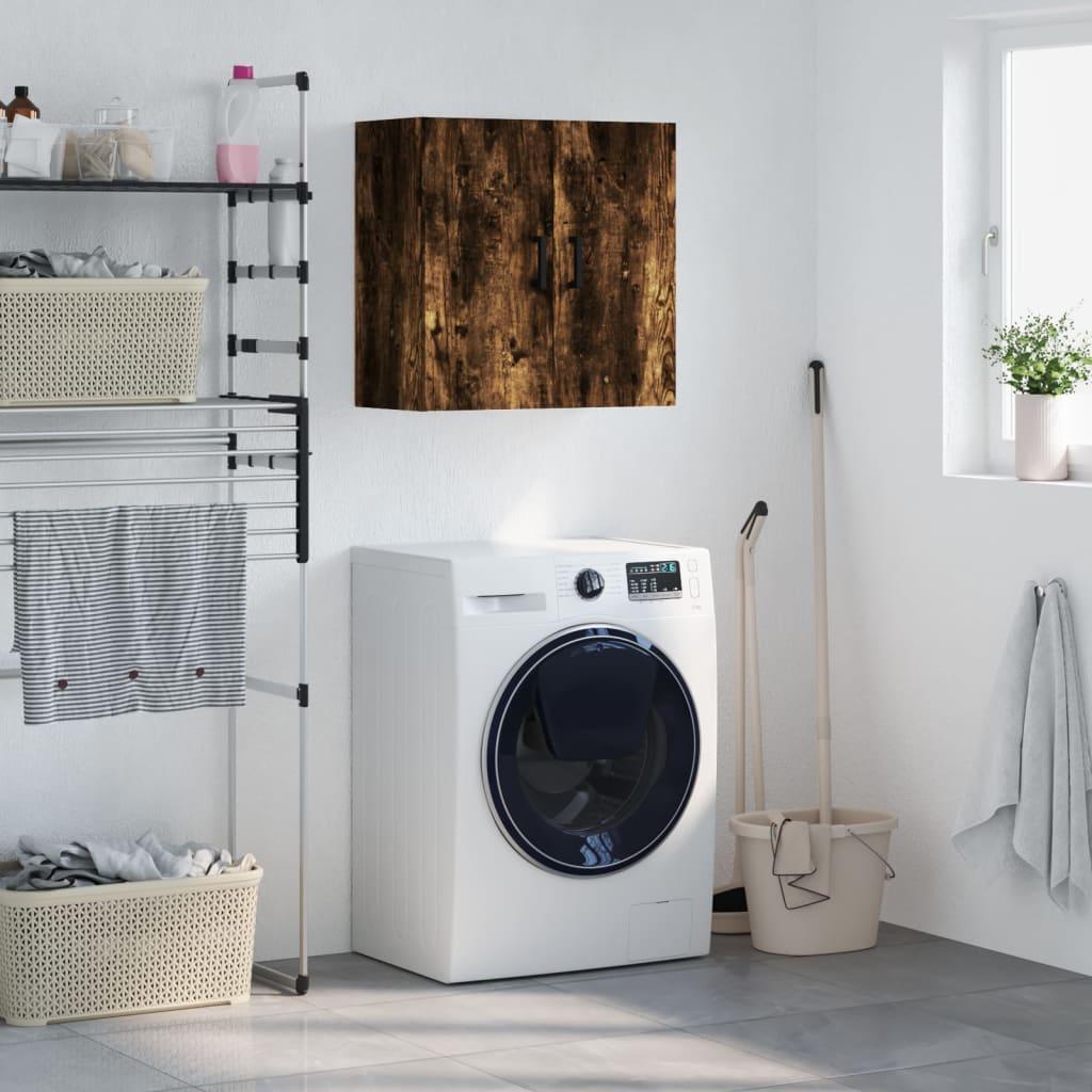 Vægskab 60x31x60 cm konstrueret træ røget egetræsfarve