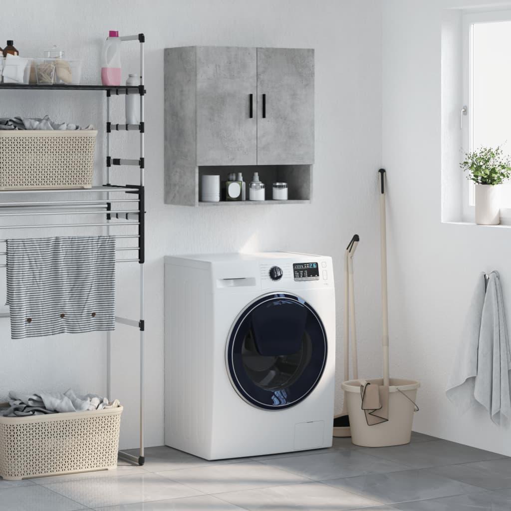 Vægskab 60x31x70 cm konstrueret træ betongrå billede