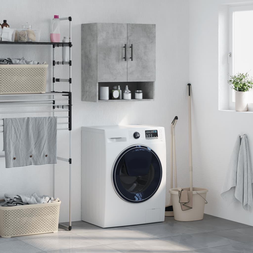 Vægskab 60x31x70 cm konstrueret træ betongrå billede