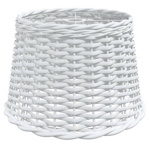 Lampeskærm til loftlampe Ø40x26 cm flet hvid